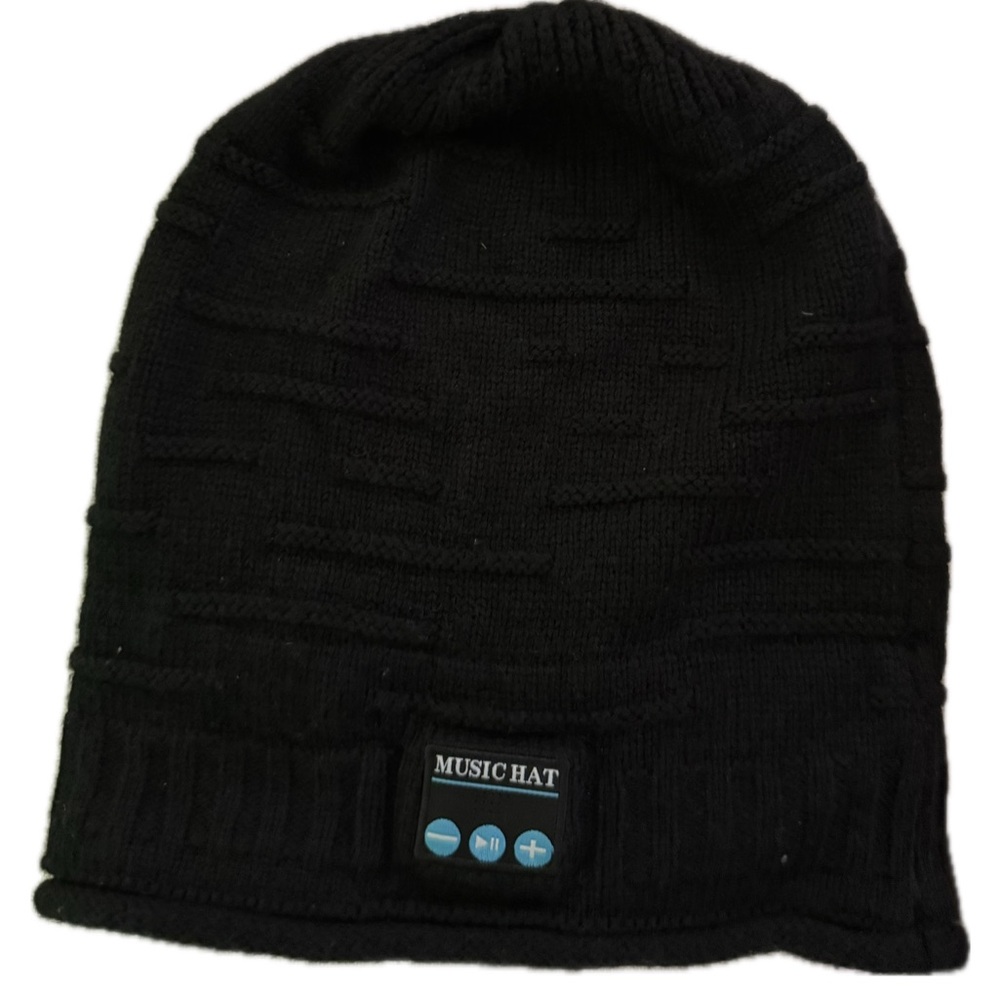 Bluetooth Music Beanie Hat – Black (Untested, No Charger)